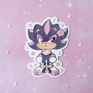 Shadow the Hedgehog Sakura Aufkleber