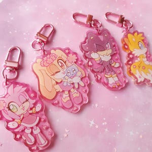Sakura Sonic Keychains