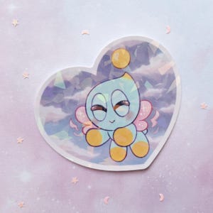 Chao Sonic holo sticker