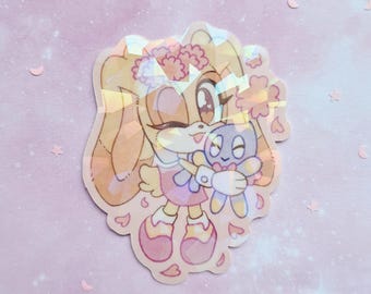 Cream the Rabbit Sakura Sticker