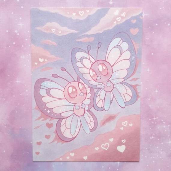 Butterfree Pokemon Art Print