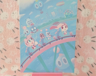 Chao Park Cream and Amy Art Print
