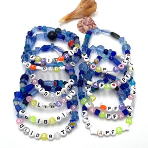 Pulseira da amizade personalizada, pulseira de concerto personalizada, lembrancinhas para adultos, presentes de letras gregas, presentes de viagem para meninas, pulseira da turnê ERAs