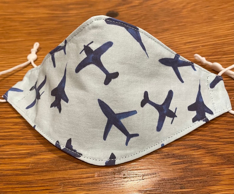 Airplane Face Mask Blue Plane Mask 3D Mask Men Cheap Etsy