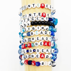 Union Armband, Freundschaftsarmband Personalisiert, Blau Armband nach Maß, Gastgeschenke für Erwachsene, Geschenke Flugbegleiter