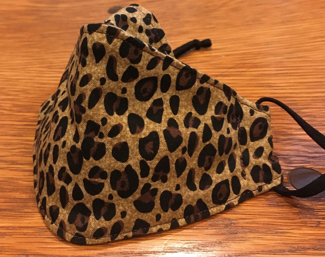 Leopard Face Mask, Animal Print Mask, Cheetah Mask, 3D Mask Women, Best ...