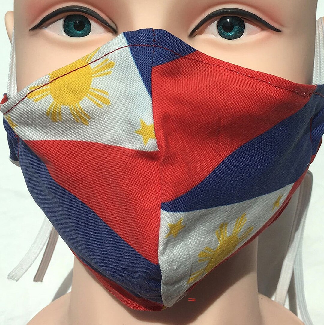 Philippines Face Mask Filipino Flag Mask Pinoy Gift Etsy