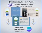 Business Card Template for Job Application/ CV/RESUME/Yacht Crew