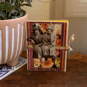 Old Friends Blank Book/ Junk Journal / Memory Book
