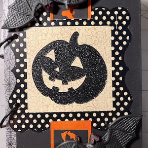 Halloween Pumpkin Junk Journal Note book / Sketchbook/ scrapbook