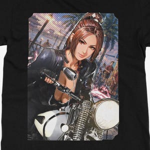 Unisex Sexy Mai Shiranui City of the Wolves inspired SF6 KOF Gaming T-Shirt, Videogame Waifu Shirt