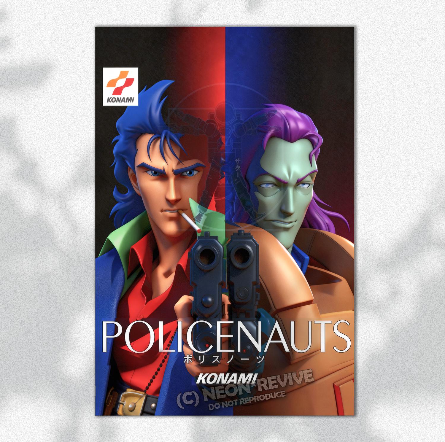 POLICENAUTS - Sega Saturn PC-98 3DO Playstation Poster Print