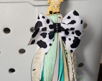 Bolso pequeño con borla - Vaquera