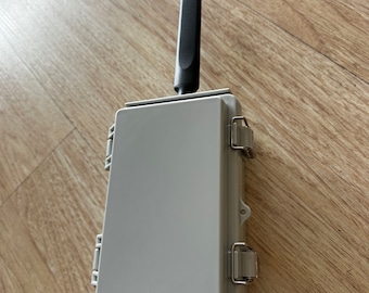 Petit - Nœud LoRa meshastic 915 MHz résistant aux intempéries avec Rak Wiseblock + antenne 3 dbi + batterie 3000 mAh