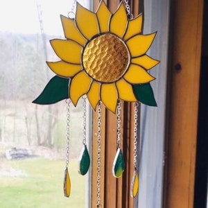 Pine Branch with Cones — Sunflower Glass Studio