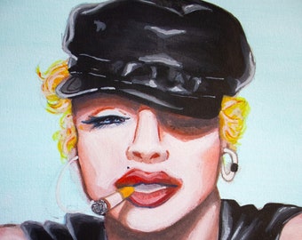 Madonna Guache-portret