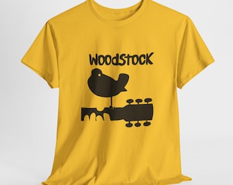Camiseta del Festival de Música de Woodstock, Camiseta Retro del Concierto de 1969