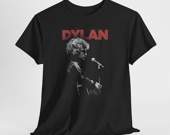 Bob Dylan T-Shirt: Unisex Heavy Cotton Tee