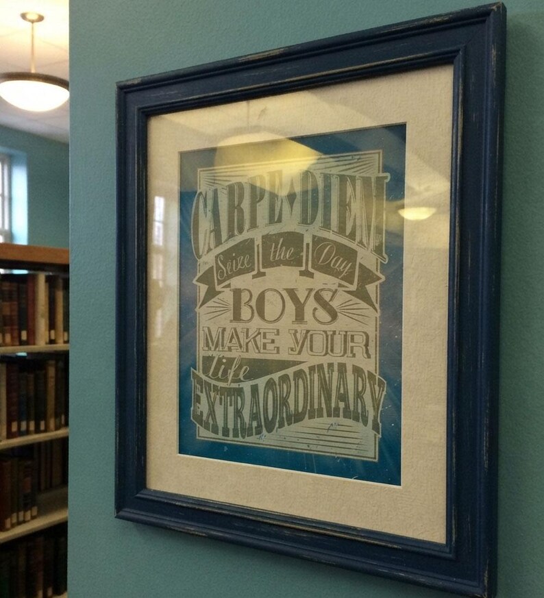 Carpe Diem Seize the Day Print – Dead Poets Society, Inspirational Wall Art image 3