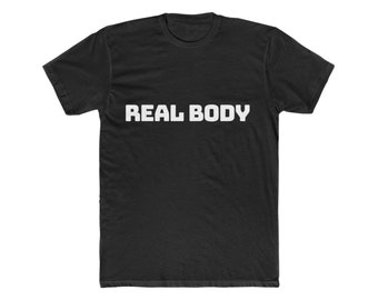 Real Body T-shirt Y2K Black t-shirt