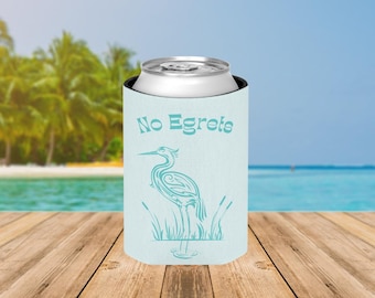 Enfriador de latas No Egrets: funda térmica para bebidas Bird Lover