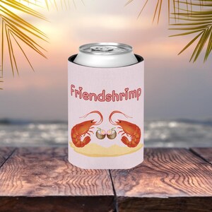 Beste Freunde Dosenkühler, lustiger Getränkehalter, Strandurlaub Geschenk, Tropical Marine Life Decor, Küstengetränk Kozie