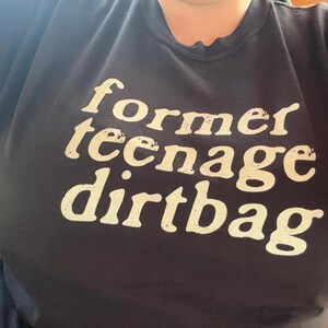 Elder Emo Mom Comfort Colors Tee: Former Teenage Dirtbag Shirt image 6