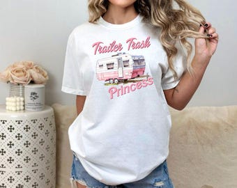 Anhänger Trash Princess Tee - Lustiges Glamping RV Camper Shirt