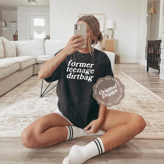 Elder Emo Mom Comfort Colors Tee: Former Teenage Dirtbag Shirt