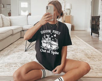 Surviving Purely Out of Spite Shirt: Empowered Women's Tee