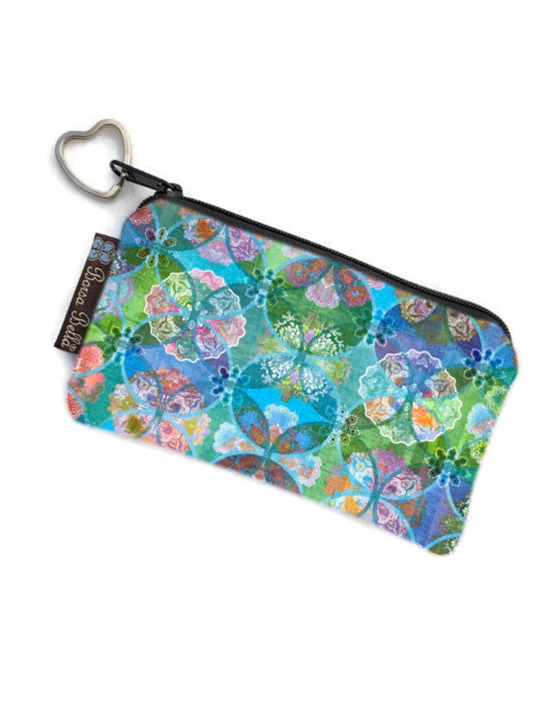 Boho Zipper Pouch Cute Small Zipper Pouch Perfect Zipper Pencil Pouch Small Makeup Bag Pastel Perfect Fabric