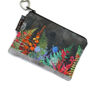 Damen Kleine Mäppchen - Kleine Make-up Tasche - Reißverschlusstasche mit Riemen - Kleine Boho Mäppchen - Kleine Damen Tasche für Geldbörse oder Auto