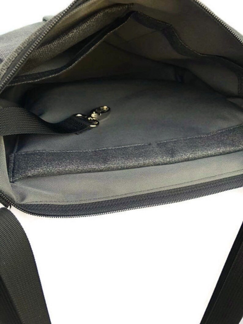 Tablet Pocket Leather Crossbody Purse Ipad Pocket Cross Body Etsy Ireland