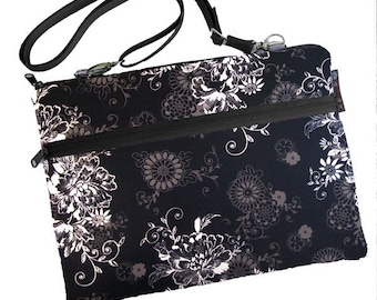 11 inch MacBook Air Sleeve Bag, 11 inch laptop sleeve, Macbook 11 inch bag Zipper Padded FAST SHIPPING, Washable, Black Beauty Fabric