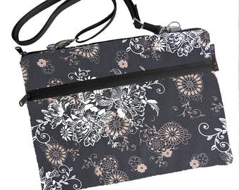 13" Macbook Laptop Bag Women MacBook Air 13 inch sleeve, MacBook Pro 13 inch Case, iPad Pro 12.9, FAST SHIPPING Black Beauty Fabric