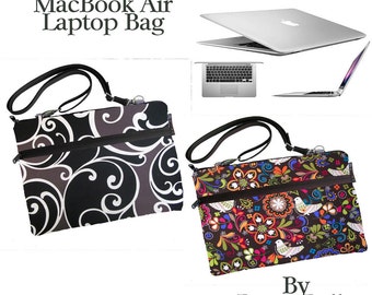 CUSTOM MacBook Air 13 inch bag, MacBook Pro 13 inch Case, Macbook Retina 13 Sleeve, FAST SHIPPING, iPad Pro You pick the Fabric