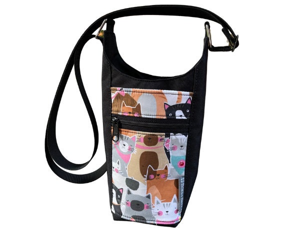 Short Zip Phone Bag - Wristlet Converts to Cross Body Purse - Winter P –  Borsa Bella Design Co.