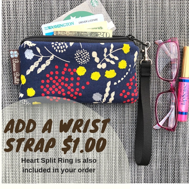 Boho Zipper Pouch Cute Small Zipper Pouch Perfect Zipper Pencil Pouch Small Makeup Bag Pastel Perfect Fabric