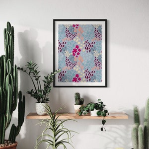 Museum-Quality Lavender Floral Art Print in Multiple Sizes
