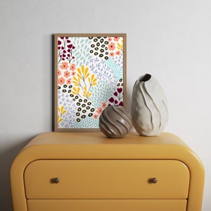 Renew - Framed Floral Art Print for a Refreshing Uplifting Atmosphere