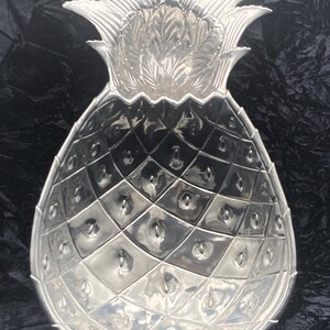 Vintage 2003 Arthur Court Pineapple Cast Aluminum Bowl / Centerpiece / Plater