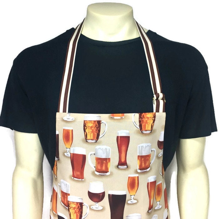 Craft Beer Apron Beer Mugs and Pint Glasses Beertender Etsy