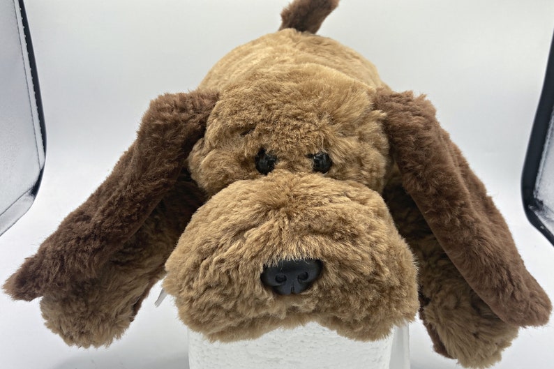 Vintage 1994 Ty Elvis Floppy Hound Dog Plush Stuffed Animal Toy / Brown image 1