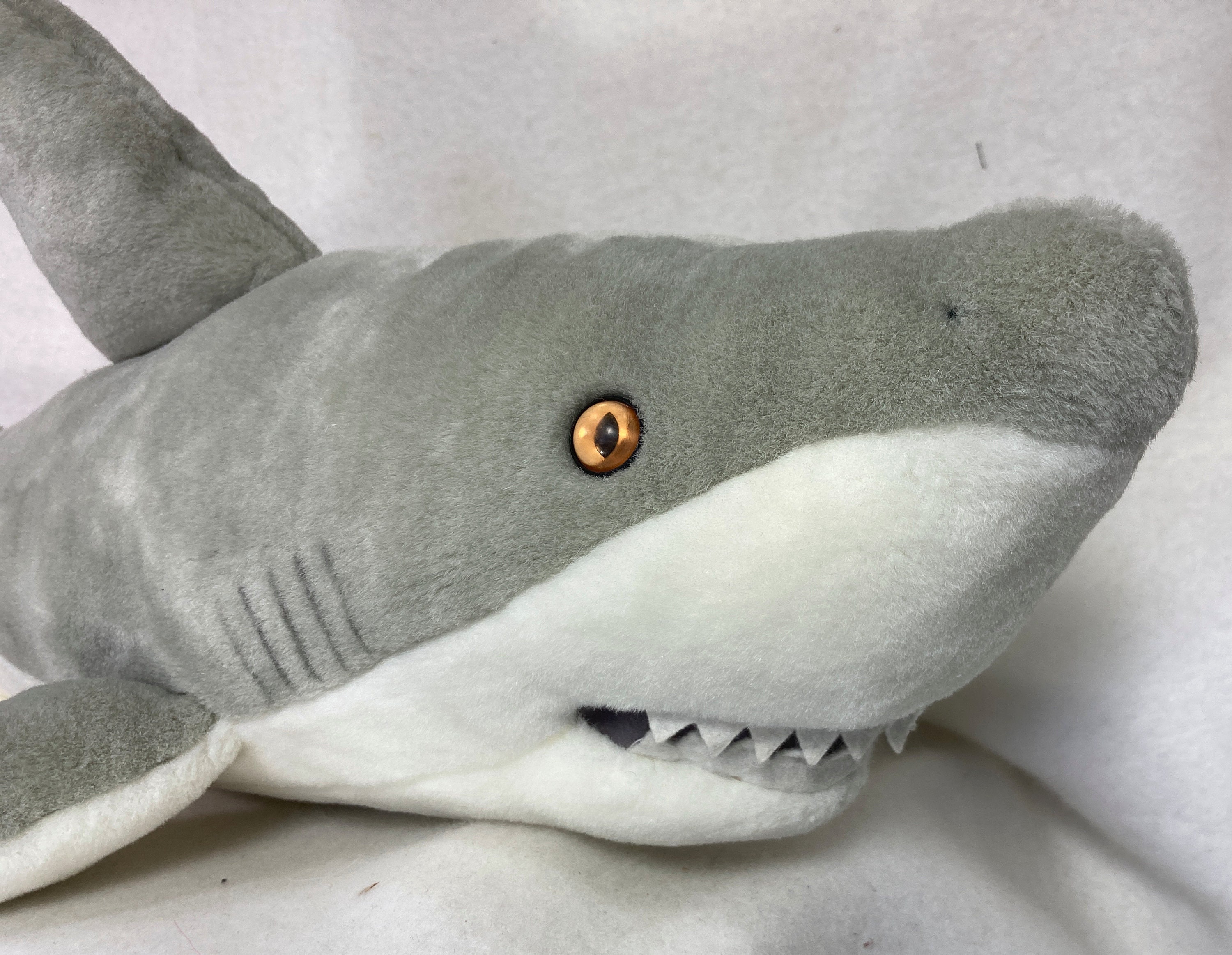 Original Stuffed Chumbuddy Super Size Shark Sleeping Bag Over 6.5 Feet Long  Perfect Gift 