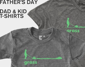 Daddy and Me Shirts - Grass