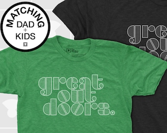 Matching Dad and Me Shirt - Great Outdoors