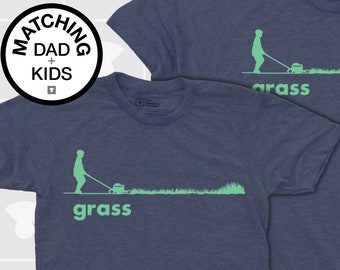 Daddy and Me Shirts - Grass