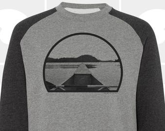 Canoe - Men's Crewneck Raglan Sweatshirt