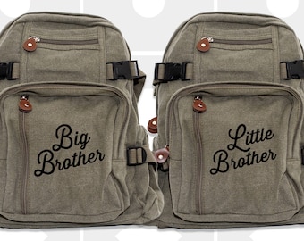Boys Backpack, Big Brother, Little Brother, Kids Backpack, Diaper Bag Backpack, Backpacks, Small Backpack, School Backpack, Big Brother Gift