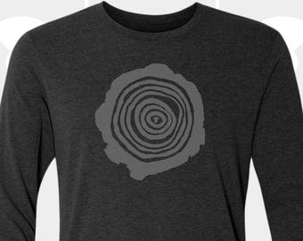 Tree Rings - Unisex Long Sleeve Shirt